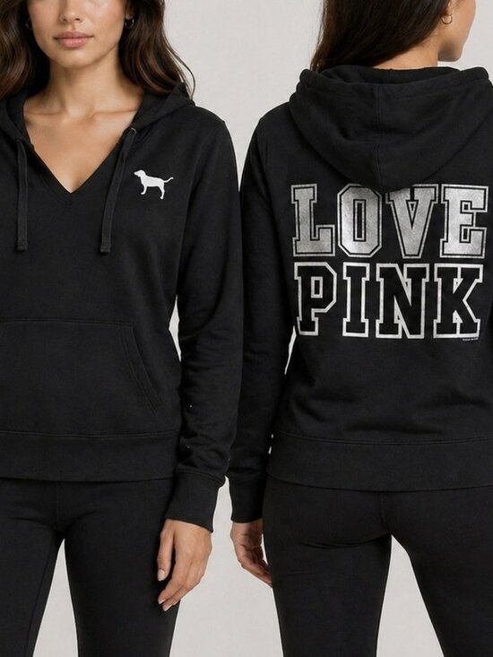 PINK Victoria's Secret Tops - Victoria's Secret PINK sweatshirt hoodie size S